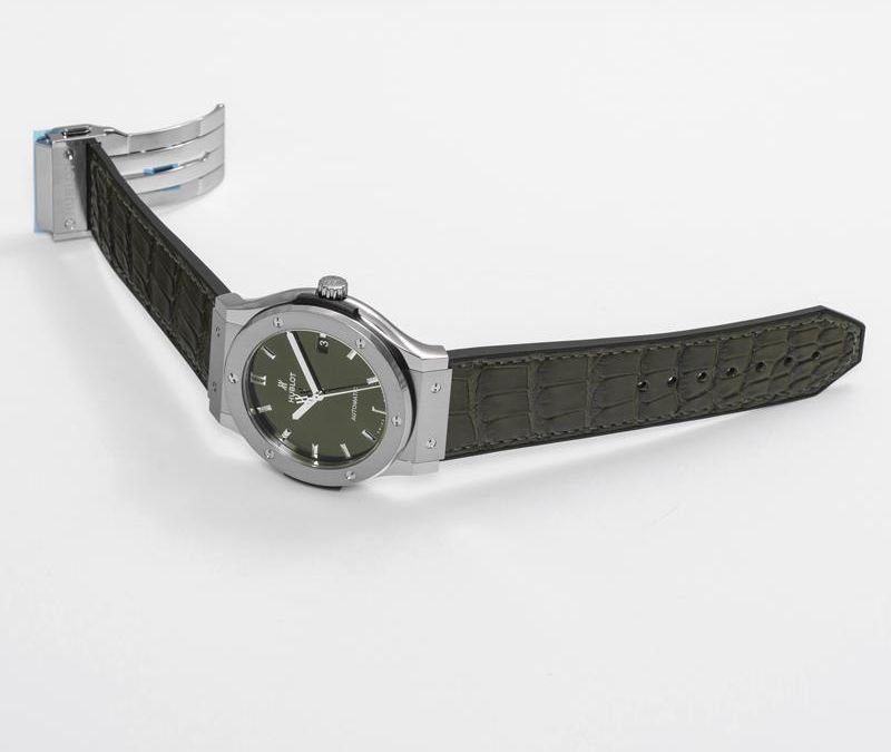 Hublot classic outlet fusion titanium green