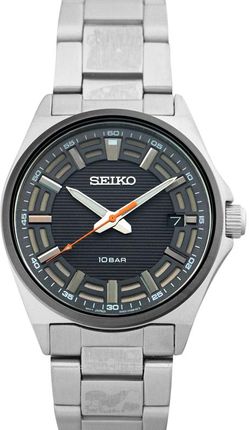Seiko Solar Quartz Grey Dial Stainless Steel SUR507P1