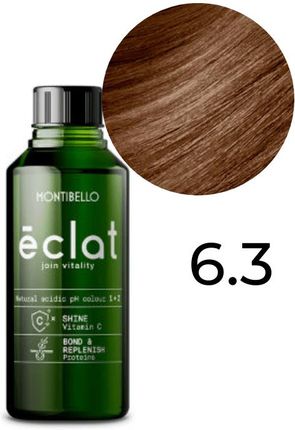 Montibello Farba Éclat 6.3 Kwaśna Rewitalizująca Złoty Ciemny Blond 60 ml