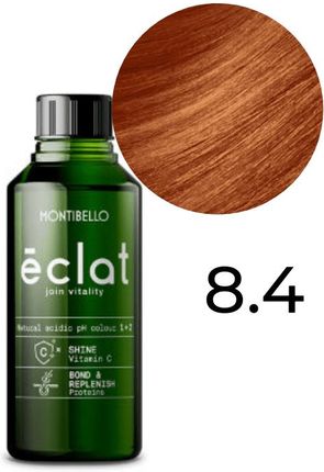 Montibello Farba Éclat 8.4 Kwaśna Rewitalizująca Miedziany Jasny Blond 60 ml