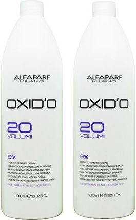 Alfaparf Oxido'O | Zestaw: Woda Utleniona W Kremie 6% 2X1000Ml