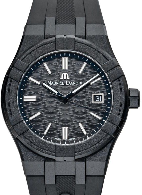 Maurice Lacroix Aikon Quartz Black Dial Plastic AI2008000003000