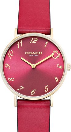 Coach Quartz Red Dial Stainless Steel 14503722