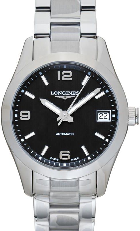 Longines Conquest Automatic Black Dial Stainless Steel L23854566 Zegarki Damskie Ceny i opinie Ceneo.pl