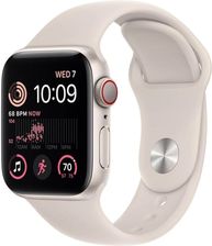 Apple Watch Se 2022 Gps + Cellular 40mm Starlight Aluminium Case With Sport Band (MNPH3DHA)