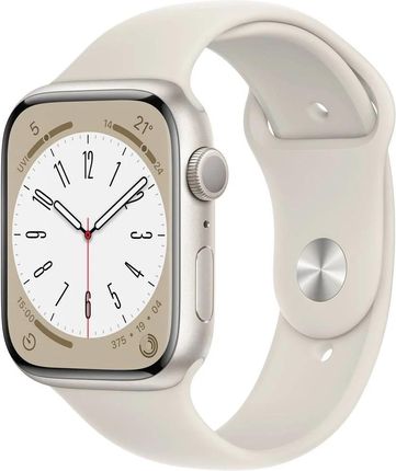 Apple Watch Series 8 Gps 45mm Obudowa Aluminiowa Gwiazda Polarna Opaska Sportowa (WATCHSERIES8)