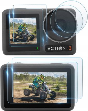 Szkła Osłona Obiektyw Ekran LCD do DJI Osmo Action 3 / OA3-BHM494-1