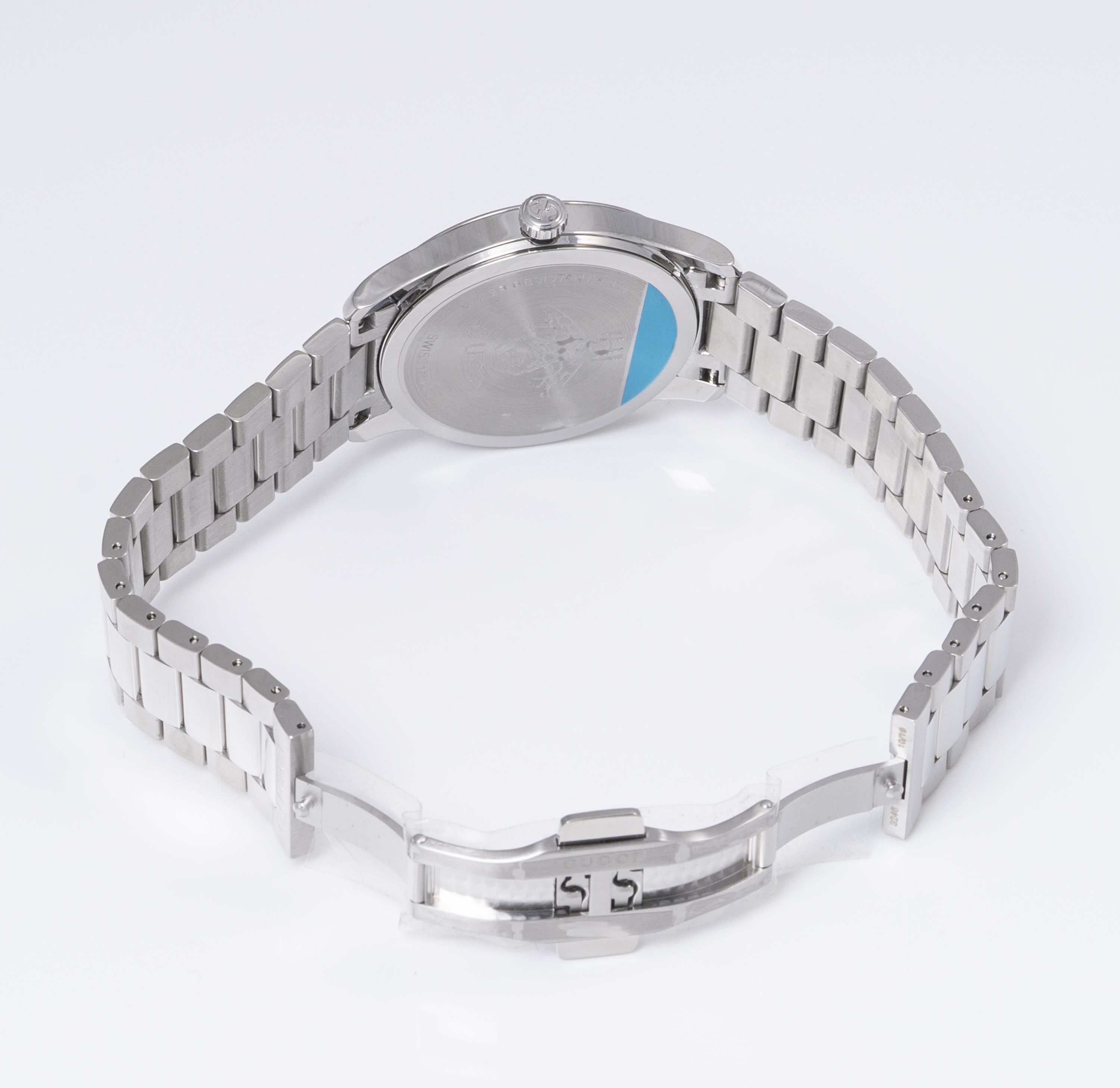 ガーナメント付き✨未使用級　GUCCI アストラカン毛皮コート　シルバー　52 Gucci G Timeless Szary YA1264029A - Zegarki Męskie - Ceny i opinie