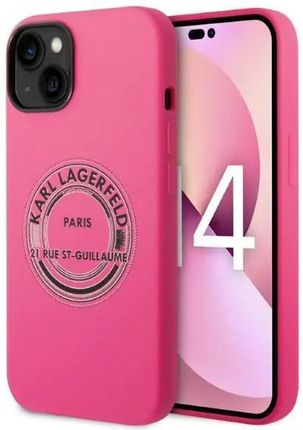 Karl Lagerfeld Klhcp14Msrsgrcf Iphone 14 Plus 6,7" Hardcase Różowy/Pink Silicone Rsg (827978)
