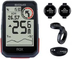 Zdjęcie Bezprzewodowy licznik rowerowy SIGMA Sport ROX 4.0 GPS + zestaw sensorów - kolor czarny - Myślenice