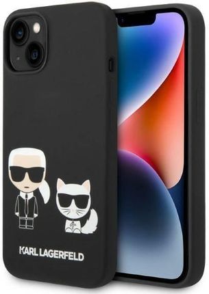 Karl Lagerfeld Klhmp14Msskck Iphone 14 Plus 6,7" Hardcase Czarny/Black Liquid Silicone & Choupette Magsafe (237470)