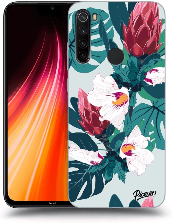 Silikonowe Czarne Etui Na Xiaomi Redmi Note 8t Rhododendron 1300090223 Etui Na Telefon 9299