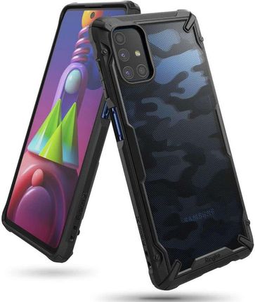 Ringke Etui Na Telefon Fusion X Do Samsung Galaxy M51 Camo Black (164418)