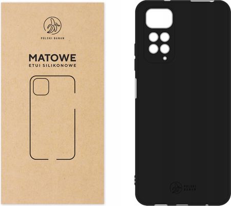 Etui Matowe Do Xiaomi Redmi Note 11 / 11S Czarne (b1246809-5da2-40fa-8f88-c9bce05a7916)