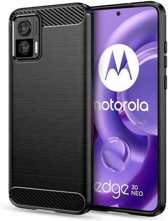 Etui Motorola Edge 30 Neo Tech-Protect Tpu Carbon Czarne (242009)