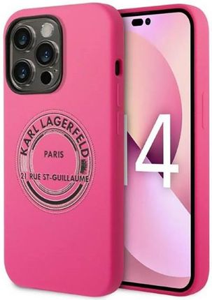 Karl Lagerfeld Silicone Rsg - Etui Iphone 14 Pro (Różowy) Klhcp14Lsrsgrcf (10793)