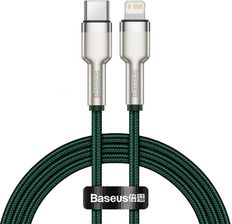 Kabel Usb-C Do Lightning Baseus Cafule, Pd, 20W, 1M (Zielony) (242625)