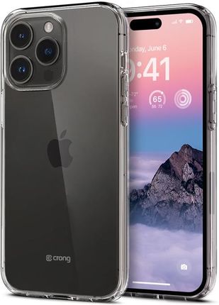 Crong Crystal Slim Cover - Etui iPhone 14 Pro Max (przezroczysty)