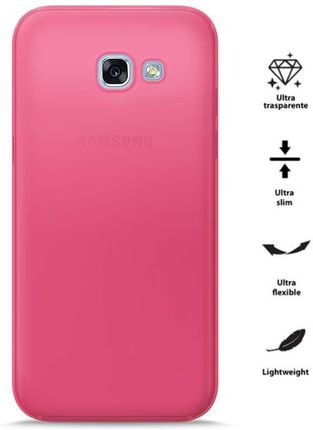 PURO 0.3 Nude - Etui Samsung Galaxy A3 (2017) (Fluo Pink)