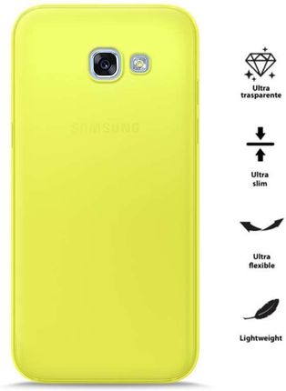 PURO 0.3 Nude - Etui Samsung Galaxy A3 (2017) (Fluo Yellow)