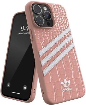 Etui Adidas Original Samba Alligator Do Iphone 14 Pro, Różowe (44928)