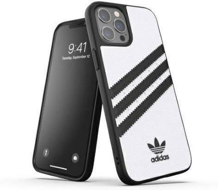Oryginalne Etui Iphone 12 Pro Max Adidas Or Moulded Case Pu (42239) Białe (243023)
