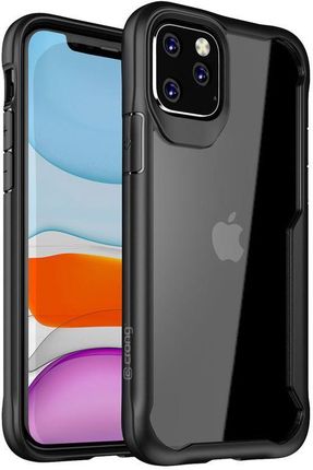 Crong Hybrid Clear Cover - Etui iPhone 11 Pro (czarny)
