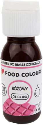 Food Colours Barwnik Do Czekolady, Mas Tłustych Różowy 18ml
