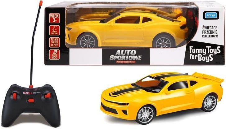 Artyk Auto R/C Toys For Boys Żółte - Ceny i opinie - Ceneo.pl