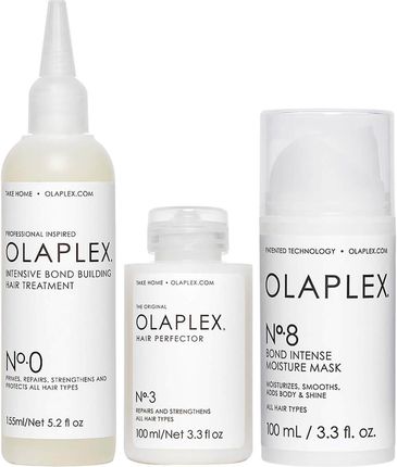 Olaplex No.0 No.3 And No.8 Bundle