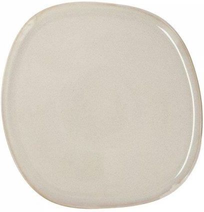 Bidasoa Talerz Płaski Ikonic Ceramika Biały 26,5X25,7X1,5Cm Zestaw 4X
