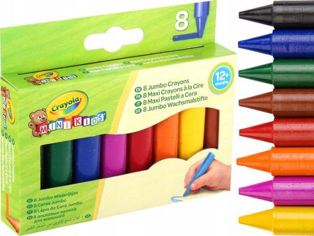 Crayola Kredki Świecowe Jumbo 8 Szt Mini Kids 12M+