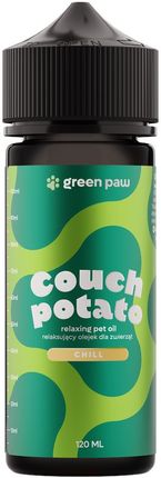 Cosma Cannabis Green Paw Olejek Couch Potato 120Ml Z Cbd Na Bazie Oleju Łososia 10% Dodatkiem Kryla