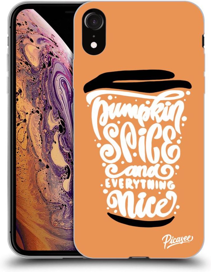 SILIKONOWE CZARNE ETUI NA APPLE IPHONE XR PUMPKIN COFFEE Etui Na Telefon Ceny I Opinie