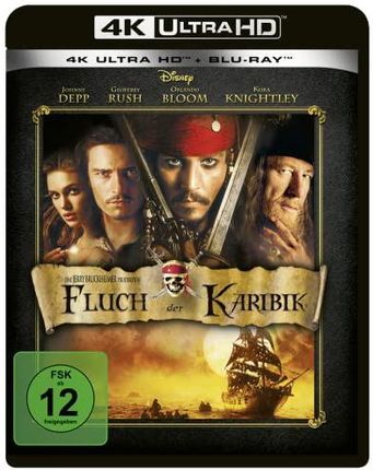 Pirates of the Caribbean: The Curse of the Black Pearl (Piraci z Karaibów: Klątwa Czarnej Perły) [Blu-Ray 4K]+[Blu-Ray]
