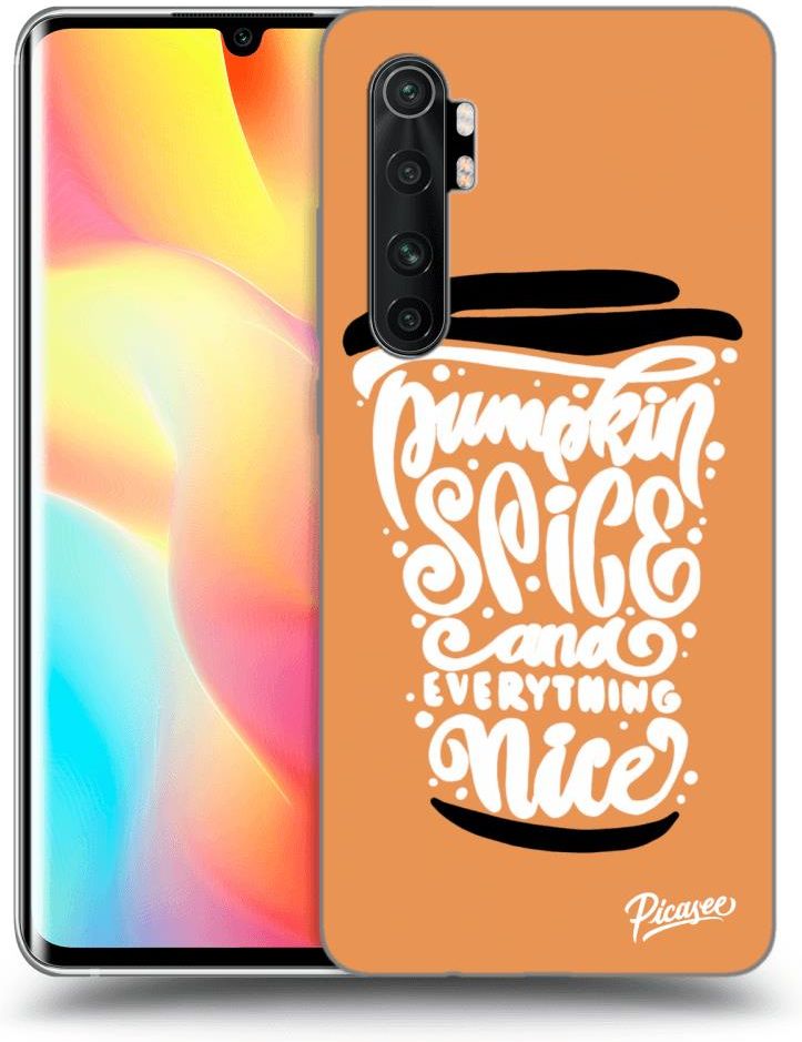 Silikonowe Czarne Etui Na Xiaomi Mi Note 10 Lite Pumpkin Coffee Etui Na Telefon Ceny I 2971