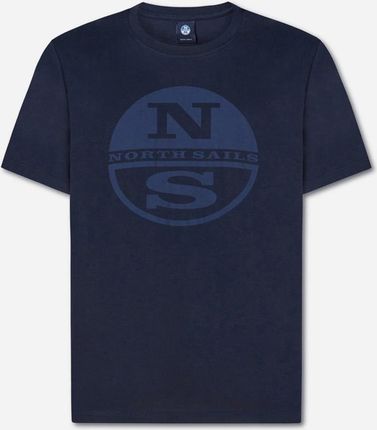 Męska Koszulka z krótkim rękawem North Sails S/S T Shirt W/Graphic 692815-0802 – Granatowy