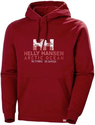 Bluza Helly Hansen Arctic Ocean Hoodie czerwony