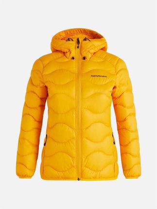 Kurtka puchowa Peak Performance W Helium Down Hood Jacket żółty