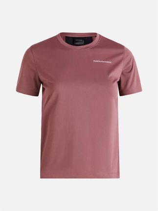T-Shirt Peak Performance W Alum Light Short Sleeve brązowy