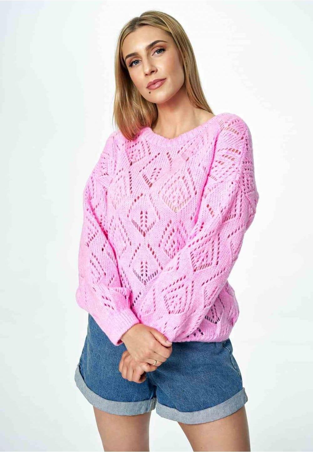 Sweter Damski Model M887 Pink - Ceny i opinie - Ceneo.pl