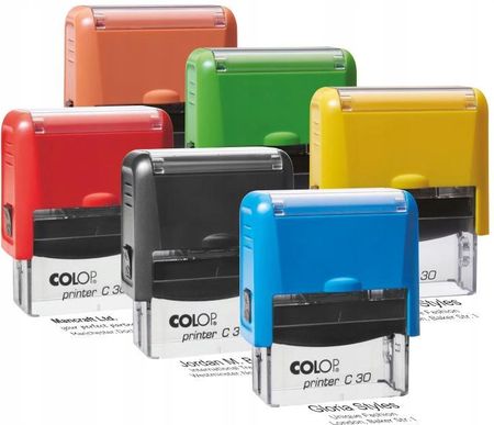 Colop Pieczątka Pieczątki C30 Pro + Gumka - zdjęcie 6