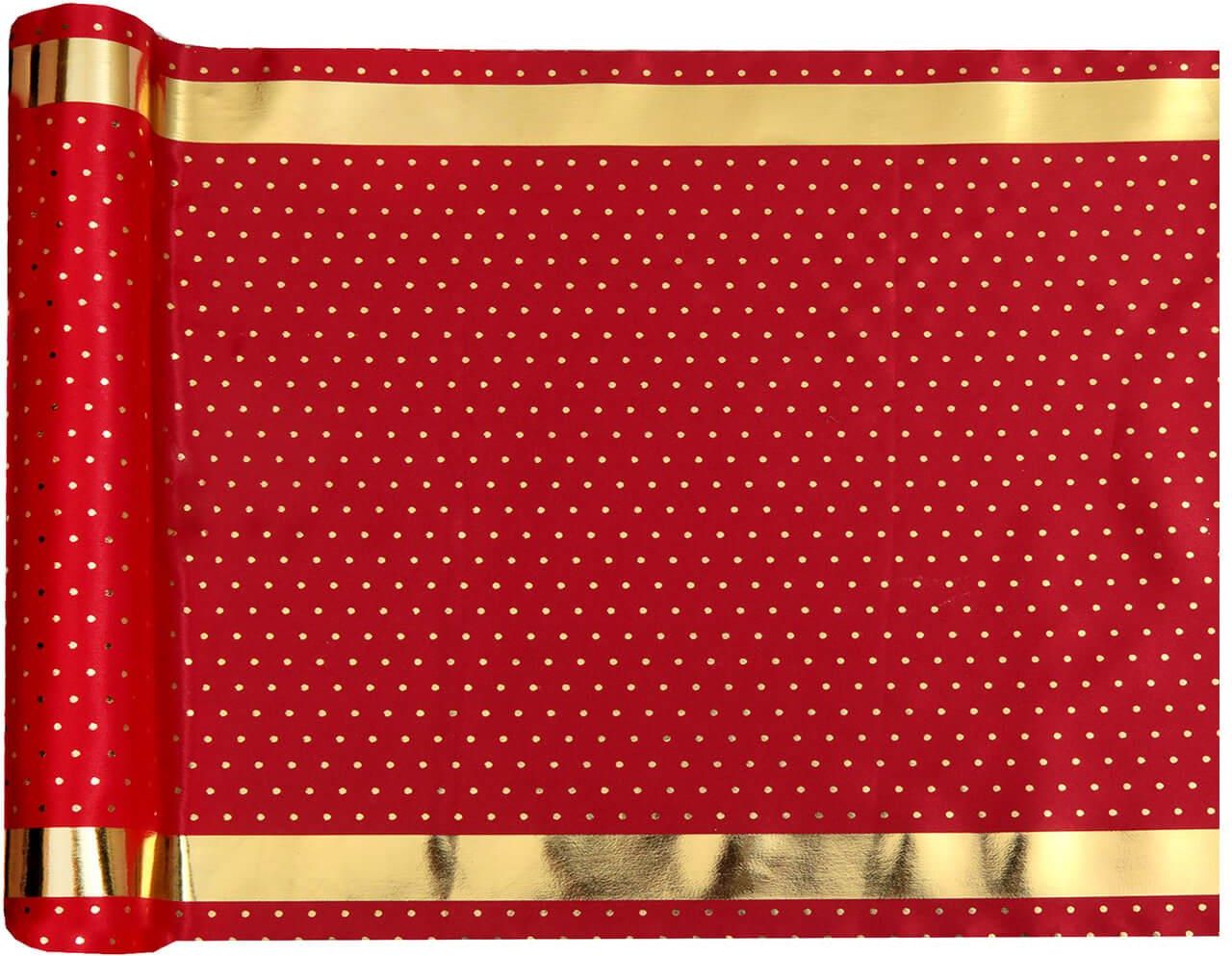 Santex Dekoracja Bieznik Na Stol Czerwony 28cm X 3 M 1 Szt. - Ceny i ...