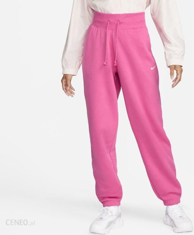 wit Verder partner Nike Damskie spodnie dresowe o kroju oversize z wysokim stanem Nike  Sportswear Phoenix Fleece - Różowy - Ceny i opinie - Ceneo.pl