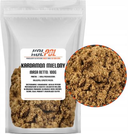 Kol-Pol Kardamon Mielony 100g