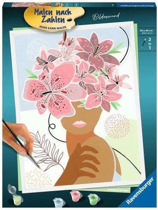 Ravensburger Malowanka Creart Flowers On My Mind Premium 202355 Malowanie Po Numerach