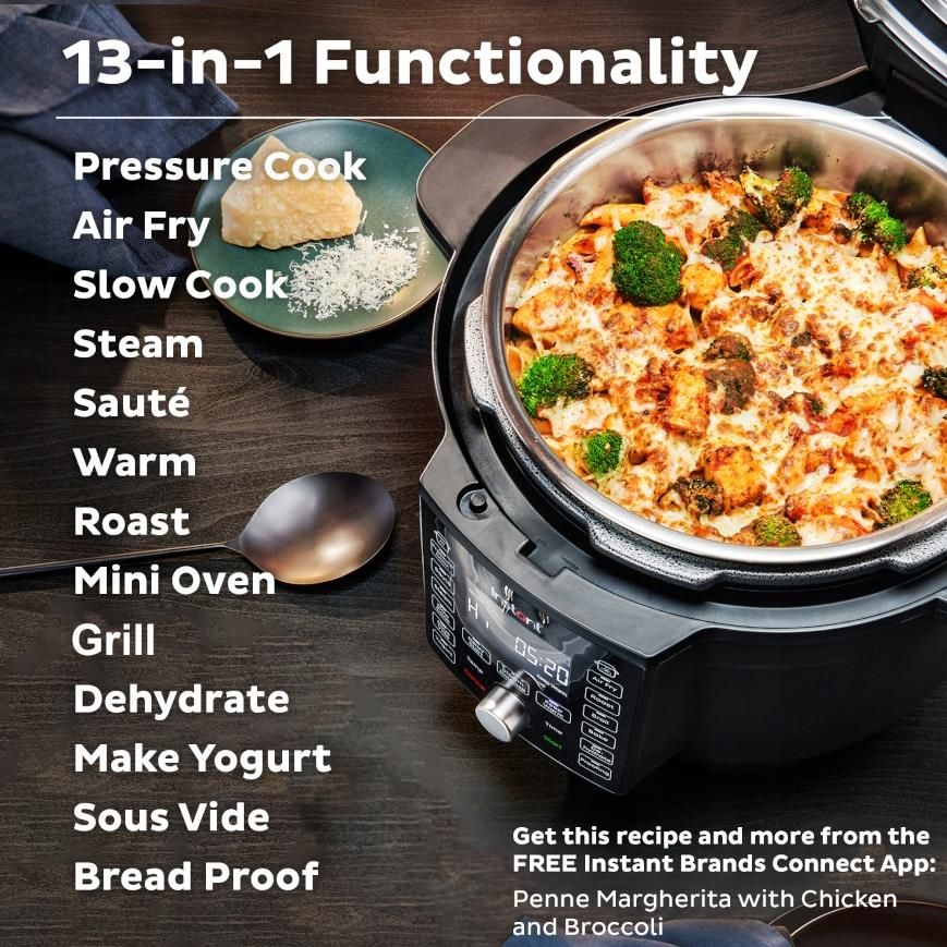 Instant Pot Duo Crisp Ultimate Lid 6,2L Opinie i ceny na Ceneo.pl