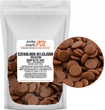 Kol-Pol Czekolada Belgijska 34% Mleczna Fondue 500g 