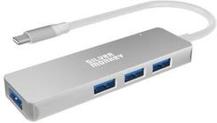 Zdjęcie Silver Monkey USB-C 4x USB 3.0 (Silver)  (SMA115) - Człuchów