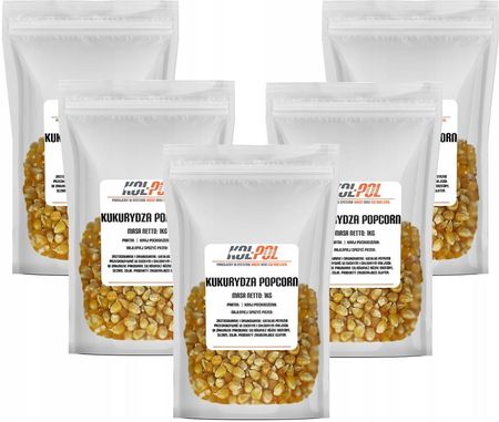 Kol-Pol Kolpol Kukurydza Popcorn Ziarno Bez Soli 5kg